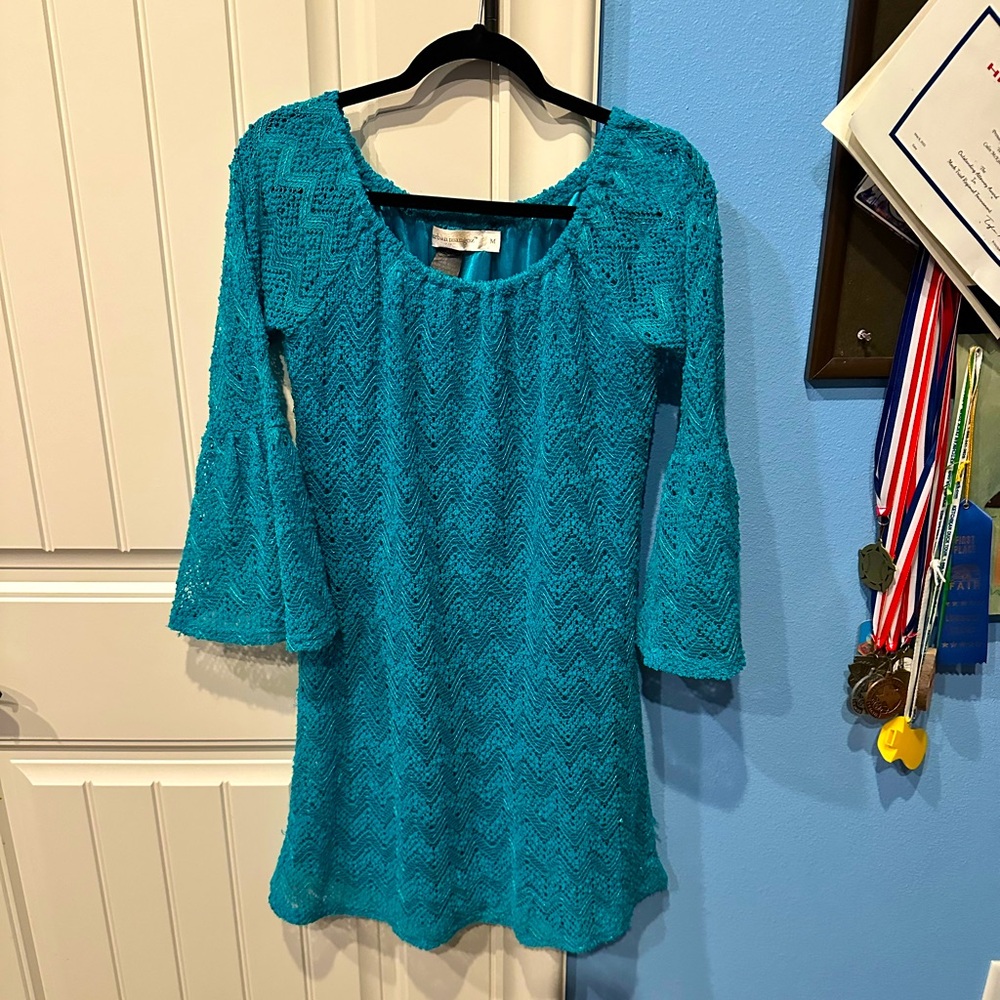 Urban Mangoz vintage turquoise lace dress